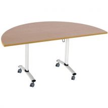 Klaptafel As Gelamineerd H. Maan 160x80 Cm Beuken/wit, - Manutan Expert