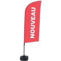 Beach Flag Alu Wind compleet - NOUVEAU - watertankvoet - Showdown. - Brand