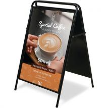 Stoepbord. Elegant. Staal Special Coffee 50x70cm., - Showdown Displays