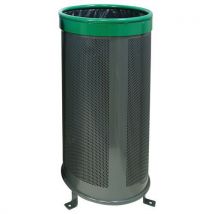 Aro 110 L Afvalbak - Grijs/groen, - Benito