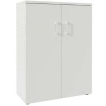 Opbergkast met draaideuren - hoogte 133 cm - Clen