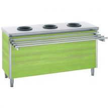 Voorsorteerkast 3 Afvalgaten Groen Behuizing, - Tournus Equipement