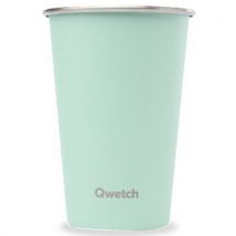Rvs Beker Groen - 470 Ml - Qwetch, - Qwetch