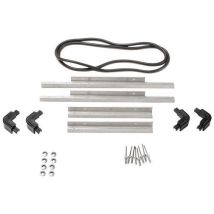 Peli - Montageset voor bodem - As Ø 0 mm, Lengte 31.2 cm, Breedte 10.7 cm, Dikte 6 cm - Robuuste bevestiging