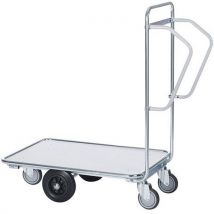 Wagen Met Platform 850x620 Mm Met Verticale Handgrepen - 300 Kg, - Helge Nyberg