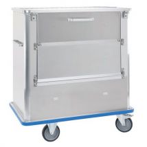 Aluminium Containerwagen 1340x790x1475 + Schokdempers, - Gmohling