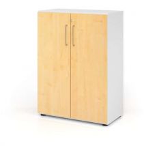 Draaideurkast 3 Vak 4 Poten 938t3 Wit/esdoorn, - Hammerbacher