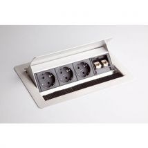 Stekkerdoos Ingebouwd 3 X Vde/2 X Rj45 Veldata, - Hammerbacher