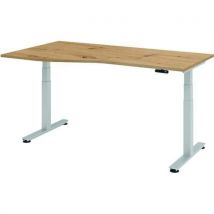 Zit- en stabureau asymmetrisch XDSM18 180x100/80cm - Hammerbacher - Hammerbacher