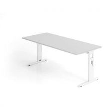 Bureau met C-voet - 180x80 cm - Hammerbacher - Hammerbacher