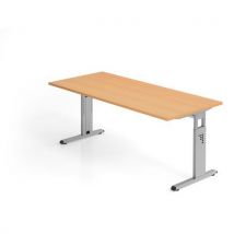 Bureau met C-voet - 180x80 cm - Hammerbacher - Hammerbacher