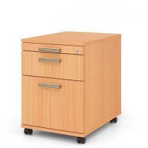 Ladeblok Verrijdbaar 2 Laden Geribbeld Handvat Ac20 Sg Beuk, - Hammerbacher