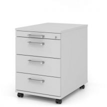 Ladeblok Verrijdbaar 3 Laden Chroom Handgreep Ac30 Ce Grijs, - Hammerbacher
