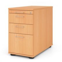 Ladeblok Met Hangmaplade 3 Laden Booghandvat Sc40 Bs Beuk, - Hammerbacher