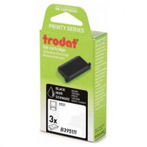 Kartonnen Verpakking M. 3 Cassettes Zwrte Inkt 6/9511 Trodat, - Trodat