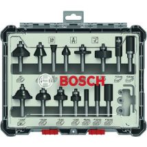 Frezenset In Cassette 15 Delig - 6 Mm, - Bosch