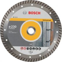 Diamantdoorslijpschijf Universal Turbo 180x 22,23 X 2,5 X 10, - Bosch