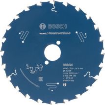 Bosch - Cirkelzaagblad Expert Construct Wood - 160x20x2mm, 24T - Voor Inval- en Handzagen