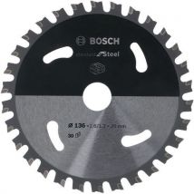 Cirkelzaagblad Voor Accuzagen Steel 140x20x1.6/1.2 30t, - Bosch