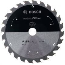 Cirkelzaagblad Voor Accuzagen Wood 184x20x1.6/1.1 24t, - Bosch