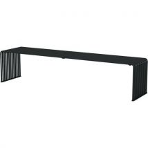Slatted Bench Van Roestvast Staal - Zwart, - Urbantime