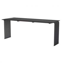 Buitentafel Slatted Van Roestvast Staal - Grijs, - Urbantime