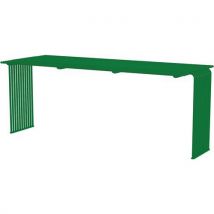 Buitentafel Slatted Van Roestvast Staal - Groen, - Urbantime