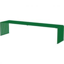 Slatted Bench Van Roestvast Staal - Groen, - Urbantime