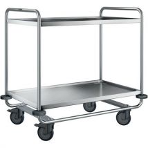 Serveerwagen SW 10 x 6-2 met kunststof wielen - Blanco - Blanco
