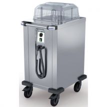 Bordenstapelaar verwarmd ca. 80 borden TS-H1 18-33 - Blanco - Blanco