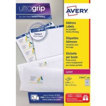 Adresetiket Ultragrip - Voor laserprinter - Brand