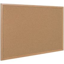 Mededelingenbord Van Kurk Met Houten Lijst 1500x1000, - Earth Bi-Office