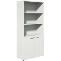 Draaideurkast Practika H 200xb 90 Cm Wit/wit, - Quadrifoglio