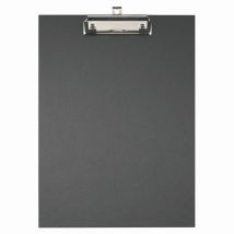Klemplaat Gecoat Papier A4 Zwart, - Exacompta