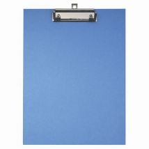 Klemplaat Gecoat Papier A4 Blauw, - Exacompta