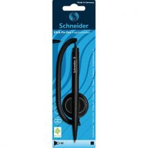 Pen met ketting - Klick-fix - zwart - Schneider - Schneider