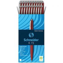 Balpen - K15 - Rood - 20 Stuks - Schneider, - Schneider