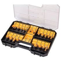 Dewalt - Frezenset 8mm 22-delig in koffer - Elektrisch handgereedschap accessoires
