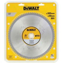 Cirkelzaagblad Voor Aluminium - 305x30 Mm 80 Tanden, - Dewalt