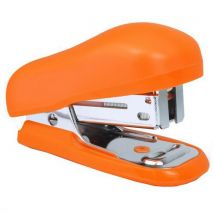 Kleine Nietmachine Bug 24/6 - Oranje - 12 Vel - Rapesco, - Rapesco