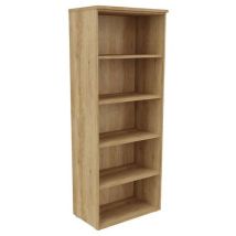 Open Boekenkast Offnen 4 Legborden 80 X 201 Cm Oud Eiken, - Buronomic