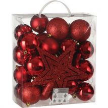 Kerstbal Onbreekbaar Rood,