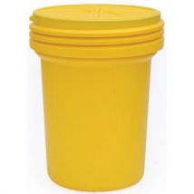 Eagle - Laboratoriumvat met schroefdeksel 165LP - 57,2x57,2x71,8 cm - Geel - Polyethyleen