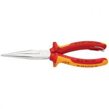 Platspitse tang met zijsnijder (telefoontang) 200 mm - Knipex - Knipex