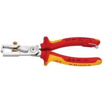 Afstriptang met kabelschaar StriX verchroomd 180 mm - Knipex - Knipex
