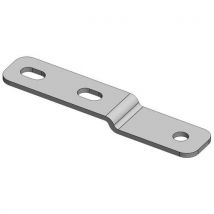 Bevestigingsset Met 4 Rvs Platen, 2-zits Duo Bank, - EMP