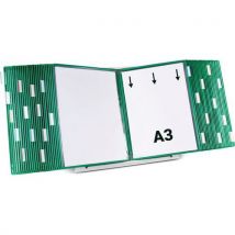 Zichtpanelensysteem wand metaal Tarifold A3 50 zichtpanelen - Djois - Djois Made By Tarifold