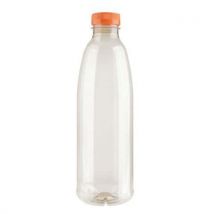 PET-fles 250 ml tot 1 l + oranje dop - Bunzl - Brand