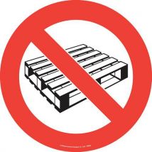 Vloermarkering - pictogram - palletverbod - zelfklevend - Beaverswood