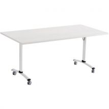 Klaptafel Axe, Gelamineerd, 80 X 80 Cm, Grijs/wit, - Manutan Expert